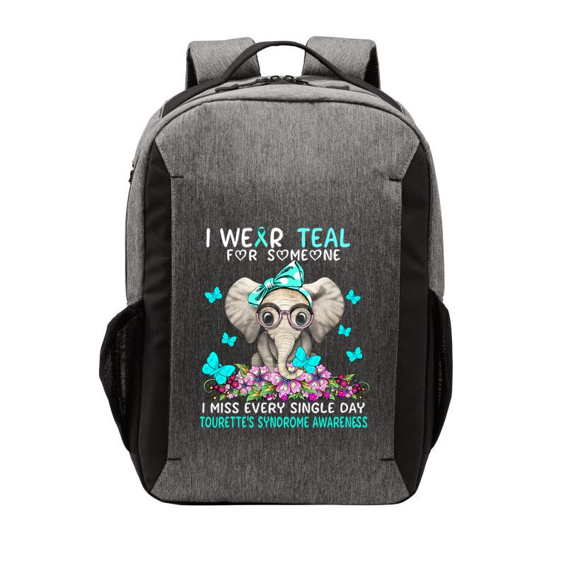 I Miss Every Single Day Tourette's Syndrome Awareness Gift Vector Backpack