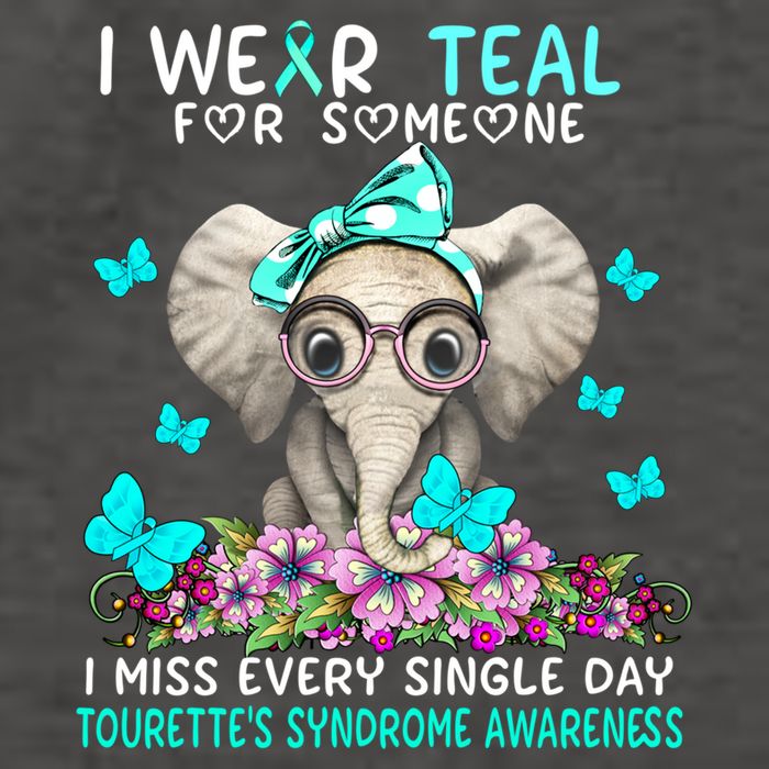 I Miss Every Single Day Tourette's Syndrome Awareness Gift Vector Backpack