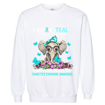 I Miss Every Single Day Tourette's Syndrome Awareness Gift Garment-Dyed Sweatshirt
