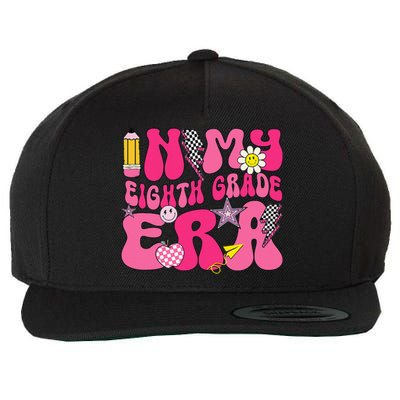 In My Eighth Grade Era 8th Grade Teacher Student Boy Girl Gift Wool Snapback Cap