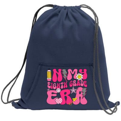 In My Eighth Grade Era 8th Grade Teacher Student Boy Girl Gift Sweatshirt Cinch Pack Bag