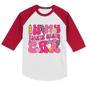 In My Eighth Grade Era 8th Grade Teacher Student Boy Girl Gift Kids Colorblock Raglan Jersey