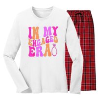 In My Engaged Era Women's Long Sleeve Flannel Pajama Set 