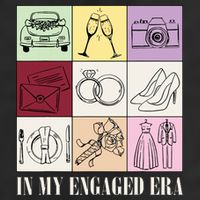 In My Engaged Era Retro Bride Wedding Engagement Hat