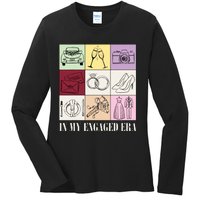 In My Engaged Era Retro Bride Wedding Engagement Ladies Long Sleeve Shirt