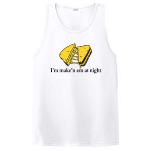 IM MakeN Em At Night Cheese Sandwich Design PosiCharge Competitor Tank