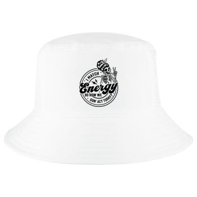 I Match Energy So How We Gon Act Today Skull Positive Quote Cool Comfort Performance Bucket Hat