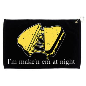 IM MakeN Em At Night Cheese Sandwich Grommeted Golf Towel