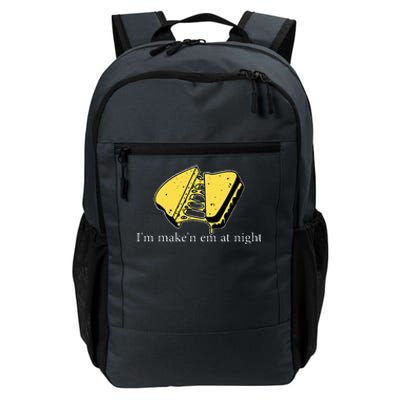 IM MakeN Em At Night Cheese Sandwich Daily Commute Backpack