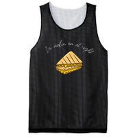 IM MakeN Em At Night Meme Grilled Cheese Sandwich Funny Mesh Reversible Basketball Jersey Tank