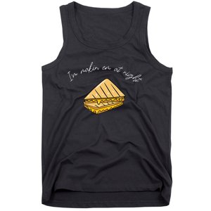 IM MakeN Em At Night Meme Grilled Cheese Sandwich Funny Tank Top