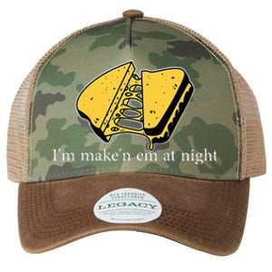 IM MakeN Em At Night Cheese Sandwich Funny Meme Legacy Tie Dye Trucker Hat