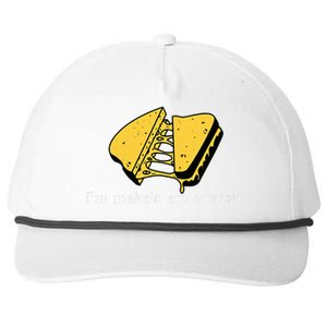 IM MakeN Em At Night Cheese Sandwich Funny Meme Snapback Five-Panel Rope Hat