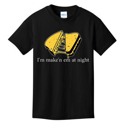 IM MakeN Em At Night Cheese Sandwich Funny Meme Kids T-Shirt