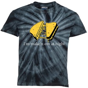 IM MakeN Em At Night Cheese Sandwich Funny Meme Kids Tie-Dye T-Shirt