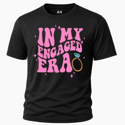In My Engaged Era Groovy Bride Bachelorette Party Bridesmaid  Performance Shirt