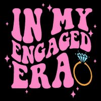In My Engaged Era Groovy Bride Bachelorette Party Bridesmaid  City Backpack