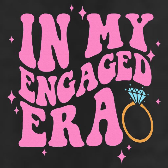 In My Engaged Era Groovy Bride Bachelorette Party Bridesmaid  11oz C Handle Ceramic Mug
