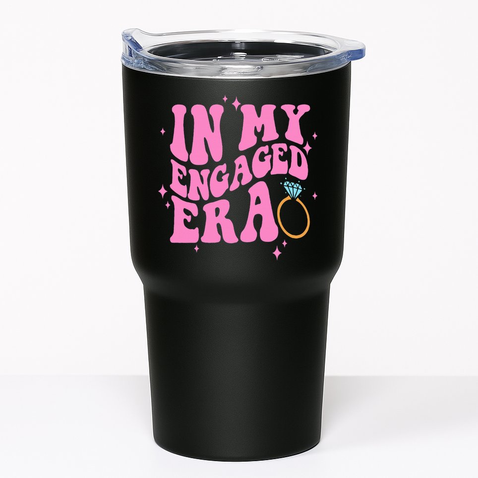 In My Engaged Era Groovy Bride Bachelorette Party Bridesmaid  Tumbler