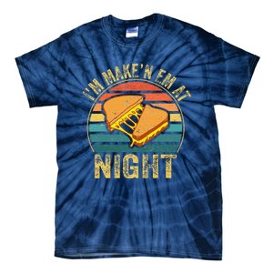 Im Making Em At Night Meme Grilled Cheese Sandwich Fast Food Tie-Dye T-Shirt