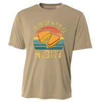 Im Making Em At Night Meme Grilled Cheese Sandwich Fast Food Cooling Performance Crew T-Shirt