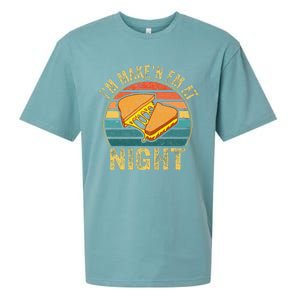 Im Making Em At Night Meme Grilled Cheese Sandwich Fast Food Sueded Cloud Jersey T-Shirt