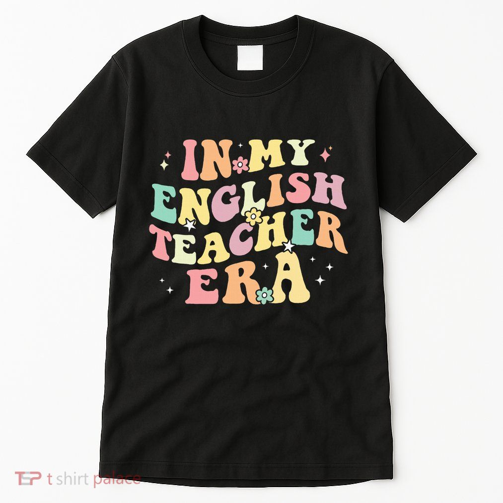 In My English Teacher Era Retro Back To School Literature Tall T-Shirt