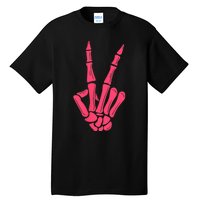 I Match Energy So How We Gone Act Today Funny Skeleton Hand Tall T-Shirt