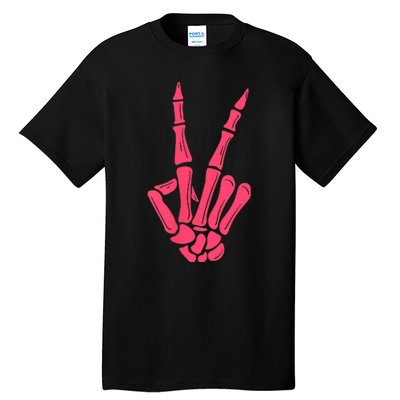 I Match Energy So How We Gone Act Today Funny Skeleton Hand Tall T-Shirt