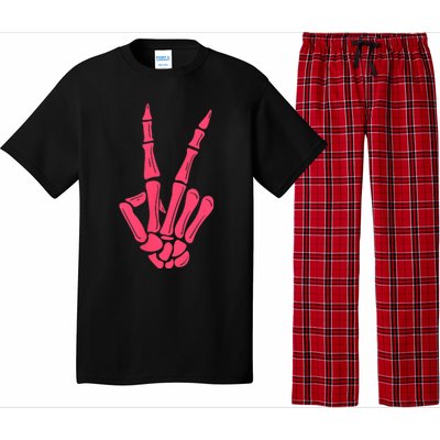 I Match Energy So How We Gone Act Today Funny Skeleton Hand Pajama Set