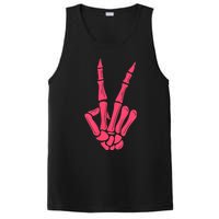 I Match Energy So How We Gone Act Today Funny Skeleton Hand PosiCharge Competitor Tank