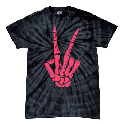 I Match Energy So How We Gone Act Today Funny Skeleton Hand Tie-Dye T-Shirt