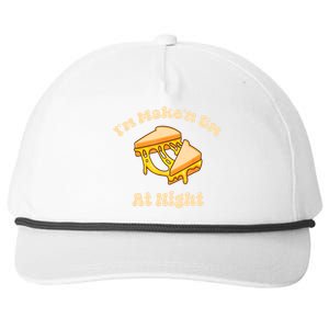 IM Makin Em At Night Meme Grilled Cheese Sandwich Fast Food Snapback Five-Panel Rope Hat