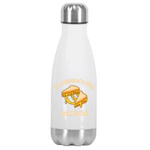 IM Makin Em At Night Meme Grilled Cheese Sandwich Fast Food Stainless Steel Insulated Water Bottle