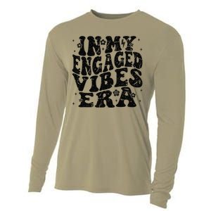 In My Engaged Vibes Era Funny Engagement Celebration Cooling Performance Long Sleeve Crew