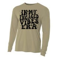 In My Engaged Vibes Era Funny Engagement Celebration Cooling Performance Long Sleeve Crew