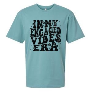 In My Engaged Vibes Era Funny Engagement Celebration Sueded Cloud Jersey T-Shirt