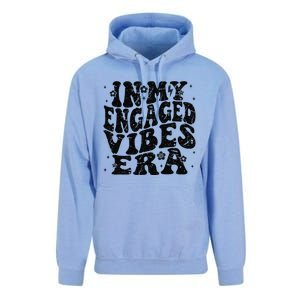 In My Engaged Vibes Era Funny Engagement Celebration Unisex Surf Hoodie