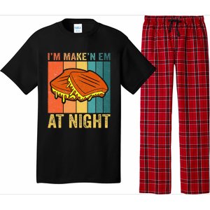 Im Making Em At Night Meme Grilled Cheese Sandwich Fast Food Pajama Set