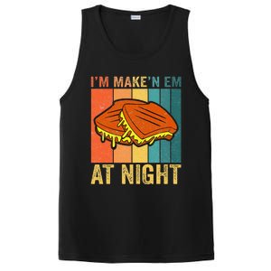 Im Making Em At Night Meme Grilled Cheese Sandwich Fast Food PosiCharge Competitor Tank