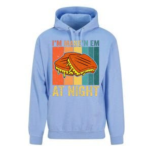 Im Making Em At Night Meme Grilled Cheese Sandwich Fast Food Unisex Surf Hoodie