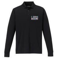 I Match Energy So You Decide Performance Long Sleeve Polo