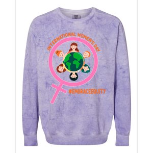 International Month: Embrace Equity Meaningful Gift Colorblast Crewneck Sweatshirt