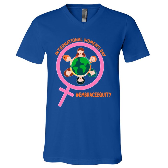 International Month: Embrace Equity Meaningful Gift V-Neck T-Shirt