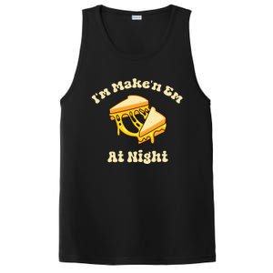 IM Makin Em At Night Meme Grilled Cheese Sandwich Fast Food PosiCharge Competitor Tank