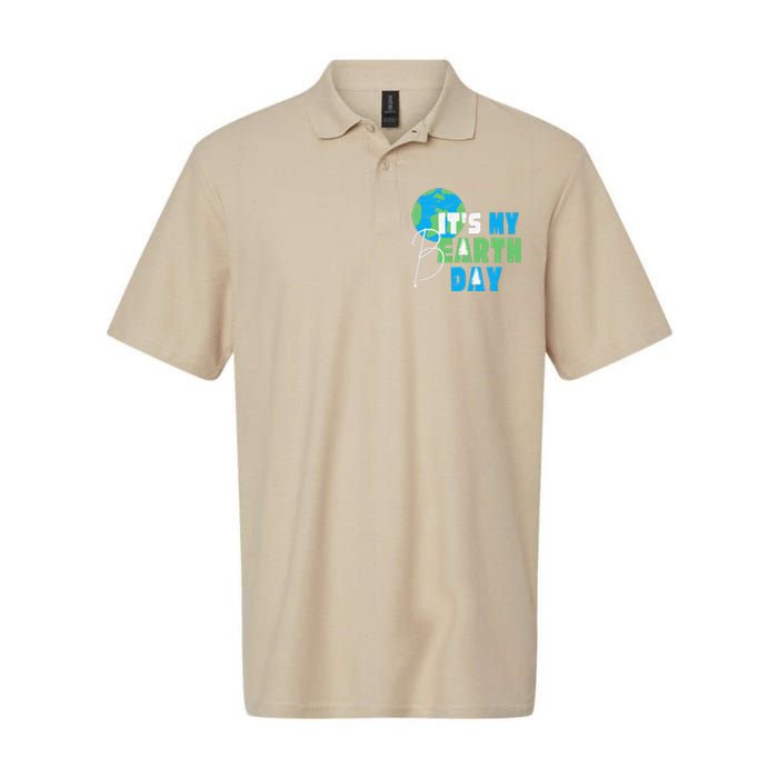 It's My Earth Day Birthday April 22nd Environmental Advocate Softstyle Adult Sport Polo