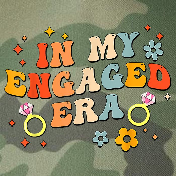 In My Engaged Era Groovy Bride Bachelorette Party Legacy Tie Dye Trucker Hat