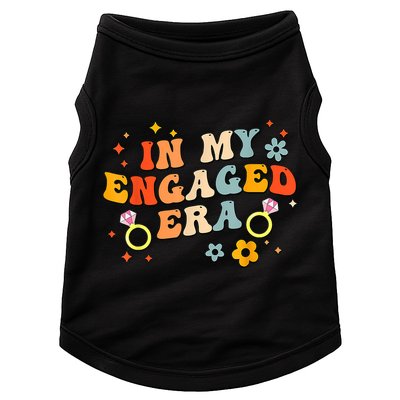 In My Engaged Era Groovy Bride Bachelorette Party Doggie Tank