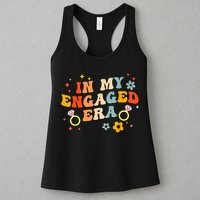 In My Engaged Era Groovy Bride Bachelorette Party Womens Tank Top