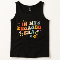 In My Engaged Era Groovy Bride Bachelorette Party Tank Top